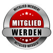 5 Star Button rot MITGLIED WERDEN MW MW