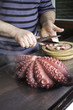 Cutting octopus