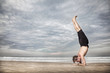 Yoga near the ocean