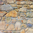 Fragment of a wall from a chipped stone