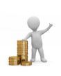 Men and coins