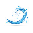 Vector: Abstract blue wave Abstract blue wave
