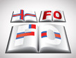 National Flag concept of Faeroe Islands