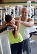 Personal Trainer in gym