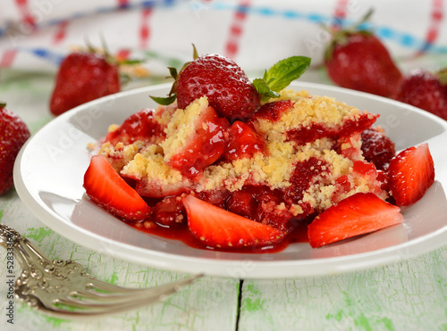 Photo: strawberry crumble strawberry crumble