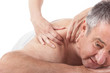 Senior man at the massage