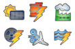 Vector: Power and Energy Icon Set Power and Energy Icon Set