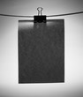 Black Blank on Rope