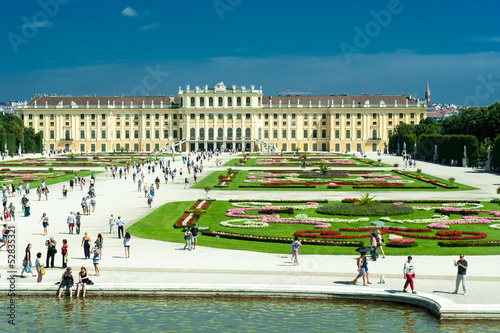 Photo: Schonbrunn palace in Vienna Austria Schonbrunn palace in Vienna Austria