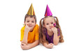 Photo: Party kids - isolated Party kids - isolated