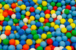 Bunte Kunststoffbälle