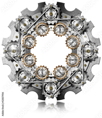 Illustration: Big Gear with Small Gears Big Gear with Small Gears