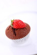 Muffins with strawberries
