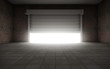 Old empty garage
