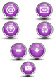 purple buttons