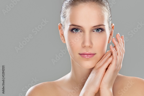 Photo: Beauty with make up, studio shot Beauty with make up, studio shot