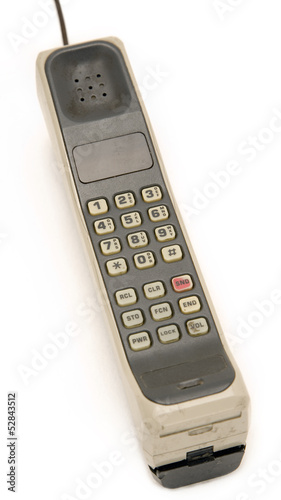Photo: Isolated Old and Dirty Cellphone Isolated Old and Dirty Cellphone