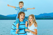 joyful family