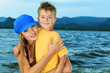 mother and son