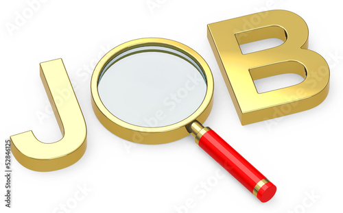 Illustration: Die JOB-Suche Die JOB-Suche
