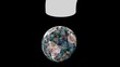 Euro globe and question mark with Italian flag illustration