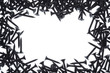 frame of black screws