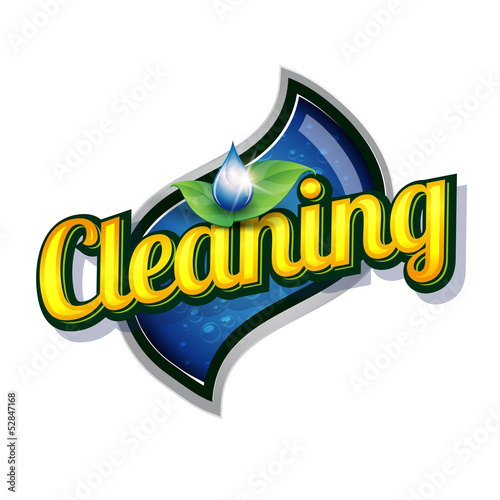Vector: Cleaning service - vintage sign Cleaning service - vintage sign