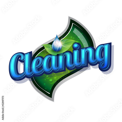 Vector: Cleaning service - vintage sign Cleaning service - vintage sign