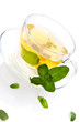 Fresh mint tea.