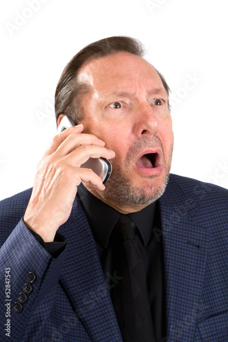 Photo: Upset Elderly Businessman Upset Elderly Businessman