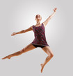 Photo: Girl in color dress dancing Girl in color dress dancing