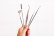 Set of metal dental equipment