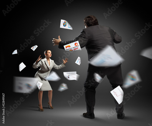 Photo: Business dispute Business dispute