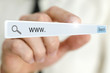 www. written in search bar