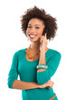 Foto: Young Woman Talking On Mobile Young Woman Talking On Mobile