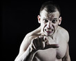 Photo: Angry man pointing Angry man pointing