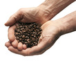 two hands with coffee
