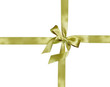 golden ribbon and bow