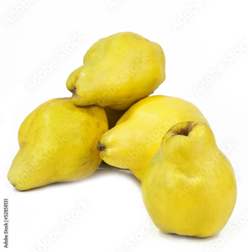 Photo: quince isolated quince isolated