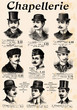 Vector: 9 gentlemen with hat & mustache 9 gentlemen with hat & mustache