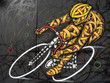 Graffiti Racing Cyclist