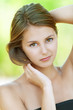 Photo: pensive beautiful young woman pensive beautiful young woman