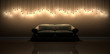 Photo: Light Bulb Hanging Wall Decoration In Room With Vintage Floral S Light Bulb Hanging Wall Decoration In Room With Vintage Floral S