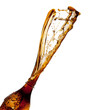 Cola splash from a bottle