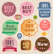 Set of vector labels and stickers