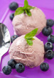 Foto: Gelato ai mirtilli - Blueberry ice cream Gelato ai mirtilli - Blueberry ice cream