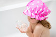 Child having a bath