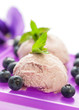 Foto: Gelato ai mirtilli - Blueberry ice cream Gelato ai mirtilli - Blueberry ice cream