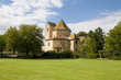 View at Ottmarsheim abbey church in France