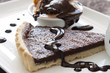 Photo: Tart Slice With Chocolate Sauce Tart Slice With Chocolate Sauce
